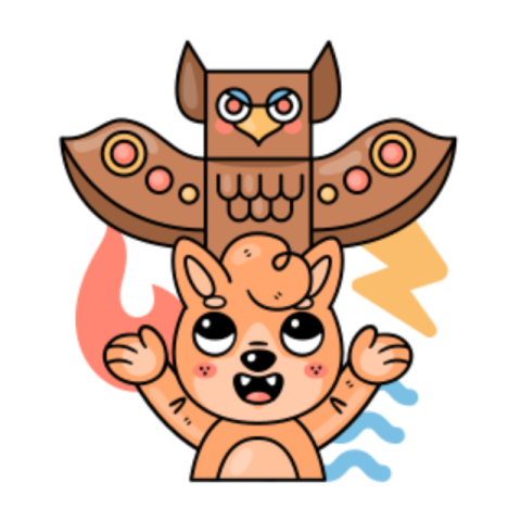 Totem sticker