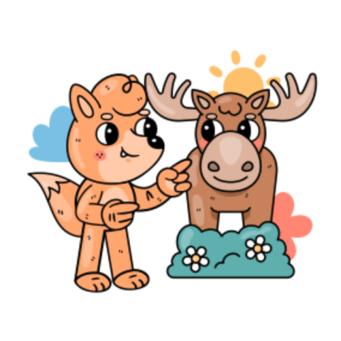 Moose sticker