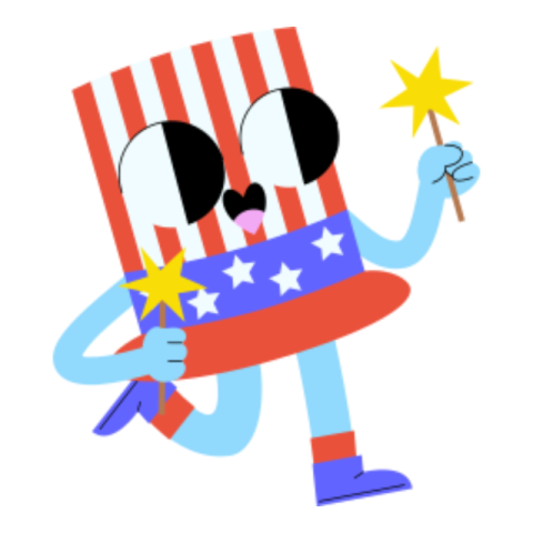 Hat sticker