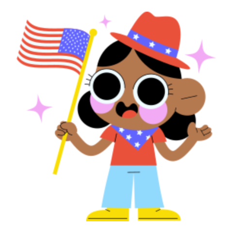 Usa sticker