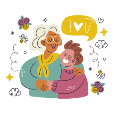 Grandmother sticker
