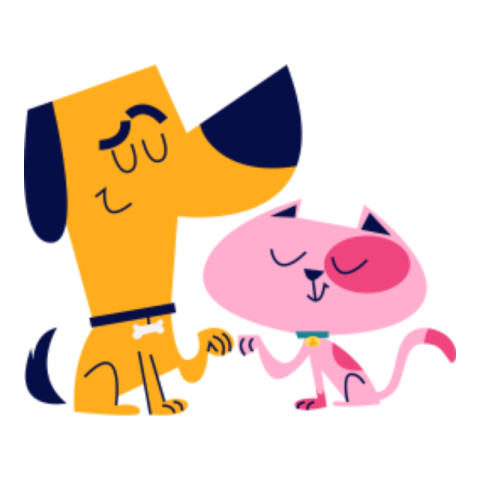 Animals sticker