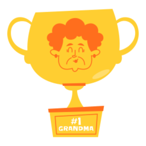 Trophy sticker