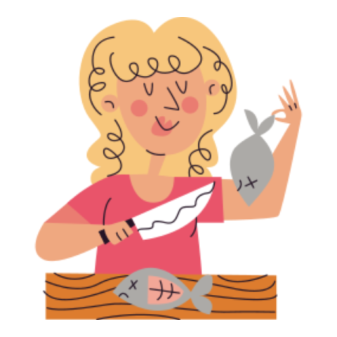 Cooking sticker