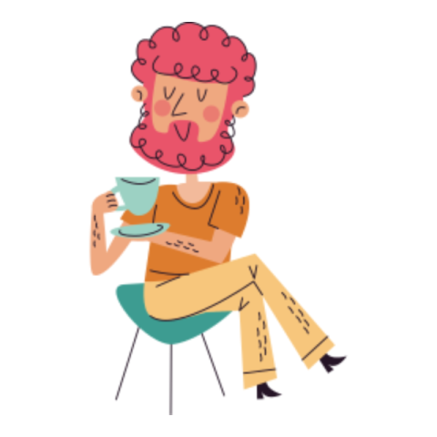 Tea time sticker