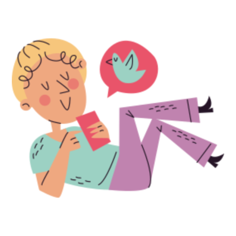 Stay at home sticker