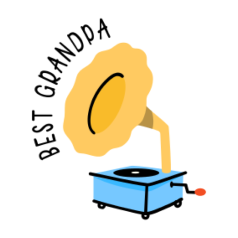 Gramophone sticker