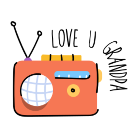 Radio sticker