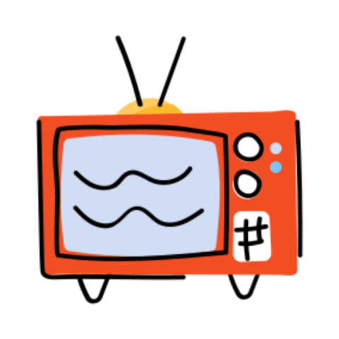 Tv sticker