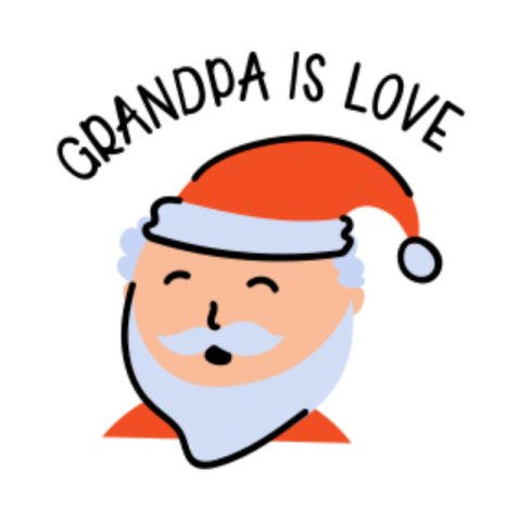 Santa claus sticker