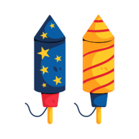 Firework sticker