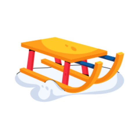 Sled sticker