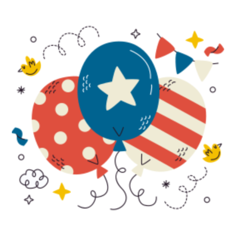 Balloons sticker