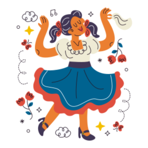 Woman sticker