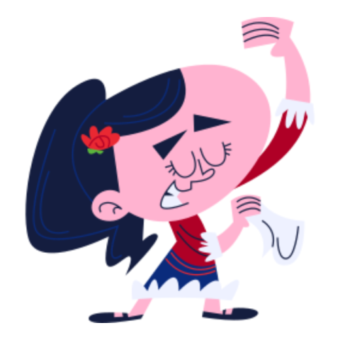 Woman sticker 2