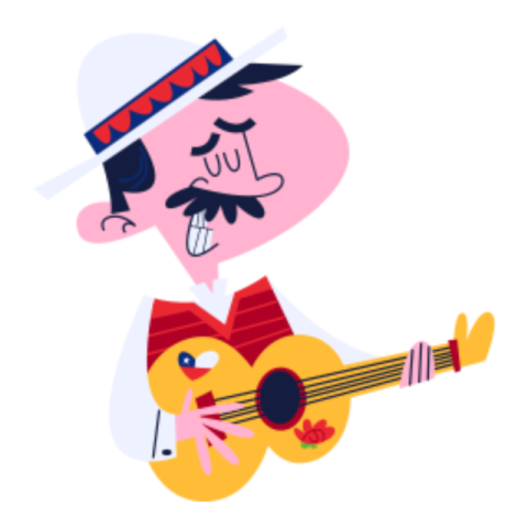 Man sticker