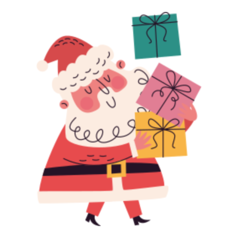 Santa claus sticker 4