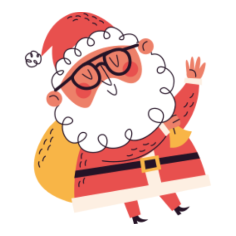 Santa claus sticker 5