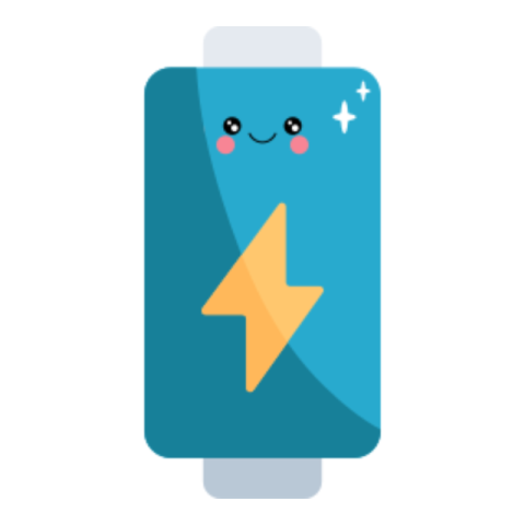 Full battery sticker