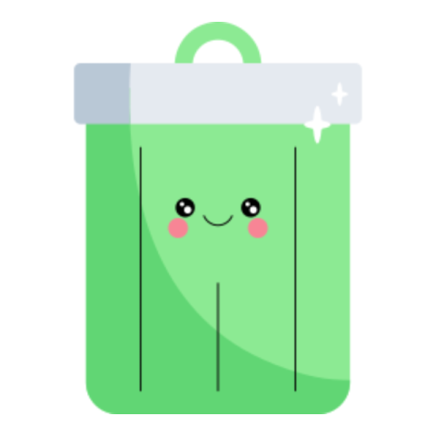 Trash sticker
