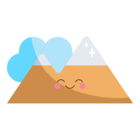 Mountain sticker 2