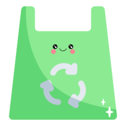 Eco bag sticker