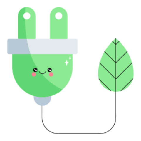 Eco electric sticker