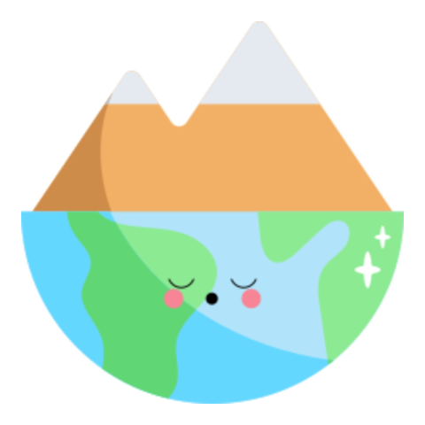 Mountain sticker