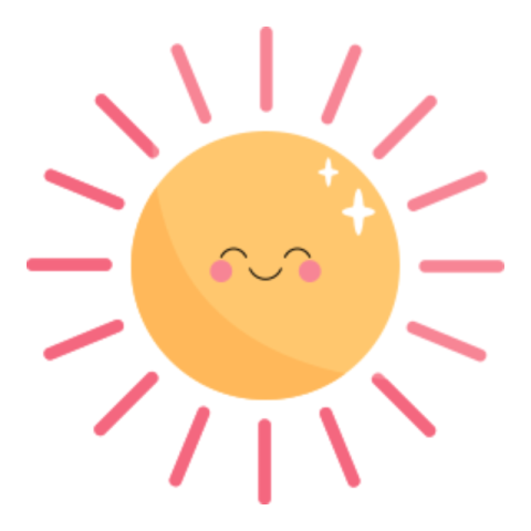 Sun sticker