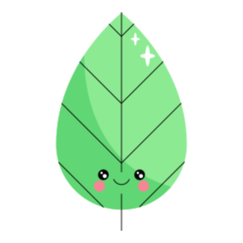 Leaf sticker
