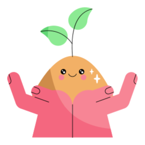 Grow plant sticker 2