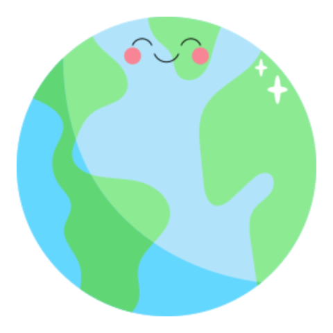 Earth sticker