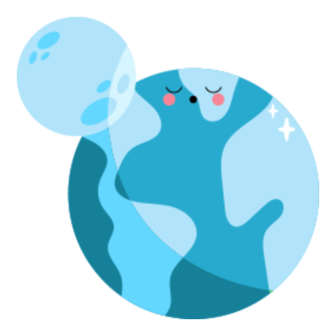 Planet sticker