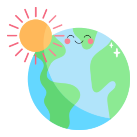 Sunset sticker