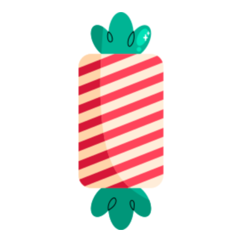Candy sticker