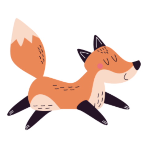 Fox sticker