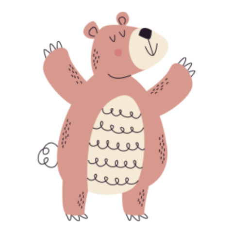 Bear sticker 2