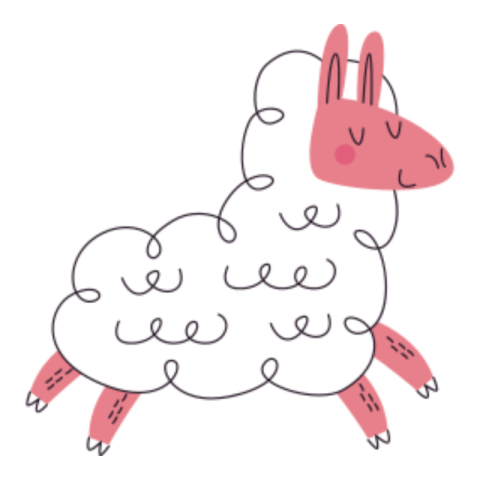 Llama sticker