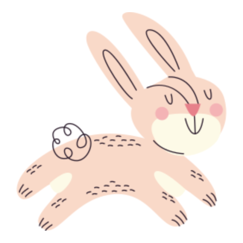 Rabbit sticker