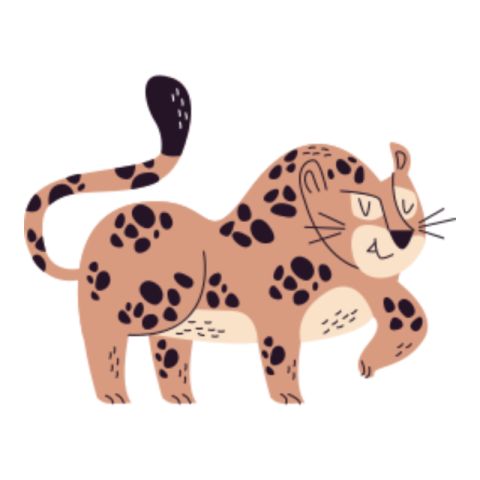 Cheetah sticker