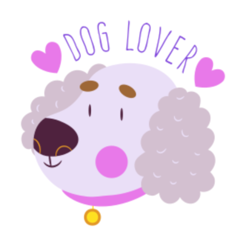 Dog lover sticker