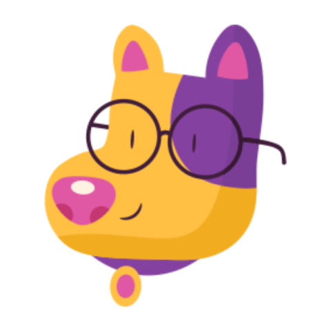 Dog sticker