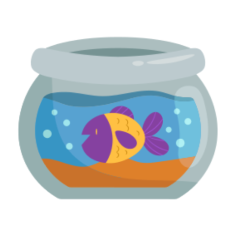 Fish sticker
