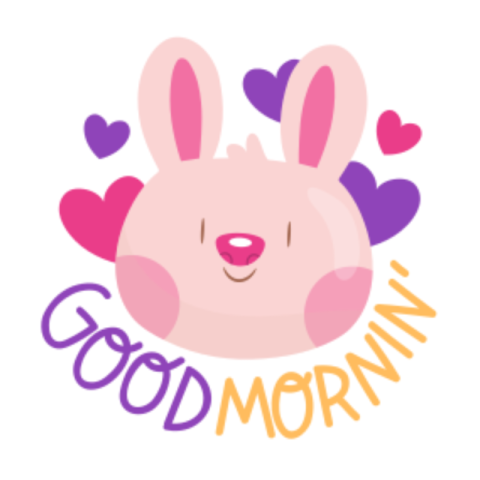 Good morning sticker