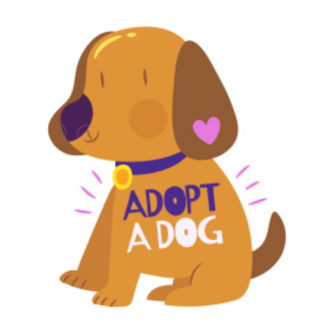 Adopt sticker