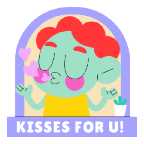 Kiss sticker 13