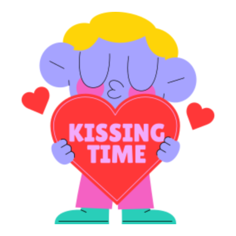 Kiss sticker 2