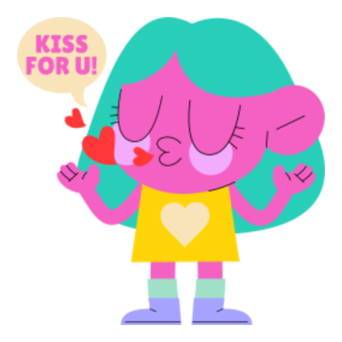 Kiss sticker 12