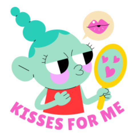 Kiss sticker 20