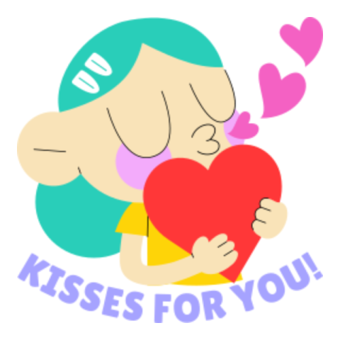 Kiss sticker 16
